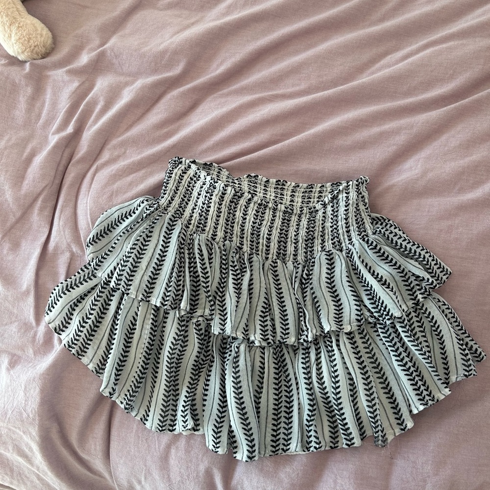 Black and White mini skirt